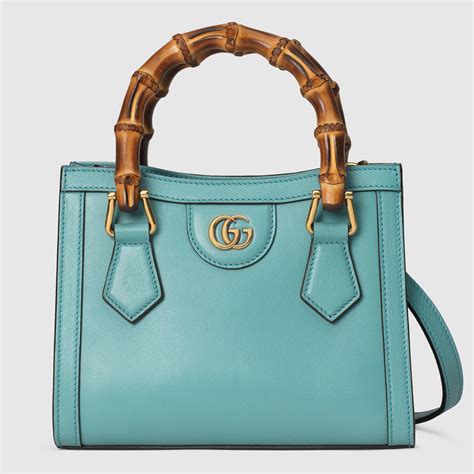 gucci diana mini blue|gucci diana bamboo tote.